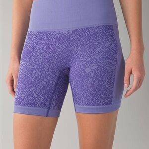lululemon athletica Purple Bike Shorts